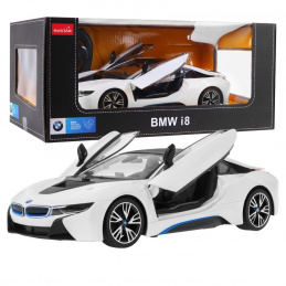 BMW i8 alb RASTAR model 1:14 Mașină telecomandată + telecomandă 2,4 GHz