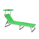 Aga Șezlong de grădină reglabil GARDEN EXCLUSIVE MC372310LG Lime Green
