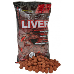 Starbaits Boilie scufundător Red Liver 14mm 1kg