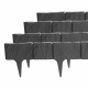 Aga Palisadă din plastic 390 cm Gri