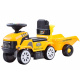TRAKTOR Vehicul de împins cu remorcă ZA3746 - Galben
