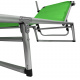 Aga Șezlong de grădină reglabil GARDEN EXCLUSIVE MC372310LG Lime Green