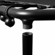 Aga FITNESS Trambulină 130 cm Neagră + mâner
