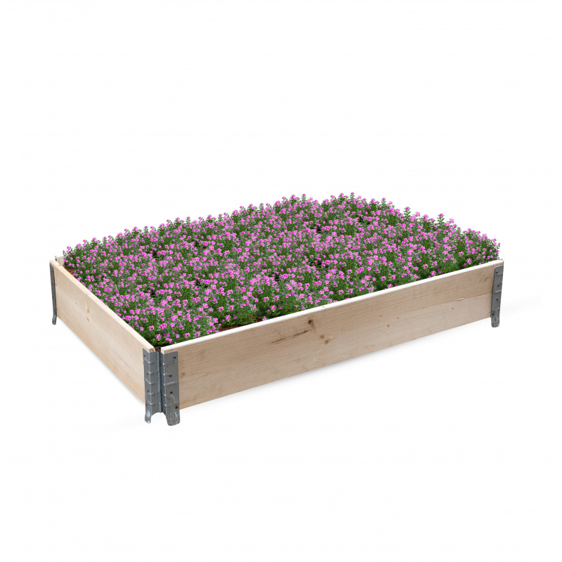 Aga Pat de grădină înălțat 120x80x20 cm