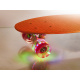 Aga Frisbee skateboard roți LED portocalii