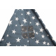 Aga4Kids Cort Teepee pentru Copii Stele Albastru Închis