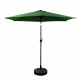 Aga Umbrelă de grădină înclinabilă 250 cm Verde închis