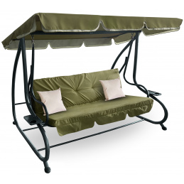 Aga Leagăn de grădină 2în1 GRANDLUX XXL Olive