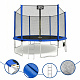 Aga SPORT PRO Trambulină 400 cm Albastră + plasă de protecție + scară + buzunar pentru încălțăminte