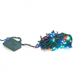 E10B2 LAMPKI CHOINKOWE RGB 100LED 10M
