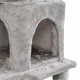 Aga Scratcher pentru pisici 36x46x110 cm Gri