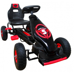 GOKART G8 ROȘU, kart pentru copii, roți gonflabile