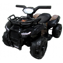 Quad J8AA negru cu baterie, ATV-uri pentru copii cu lumină muzicală