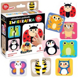 CzuCzu Asamblez jumătăți Animăluțe puzzle 18m+ ZA4045 universal