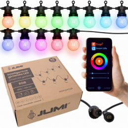 Ghirlandă Smart 20 LED multifuncțională colorată - controlată prin aplicație