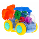 Excavator interactiv colorat pentru copii 3+ Cutii de viteze + cupă mobilă