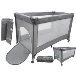 R-Sport Pătuț pliabil de călătorie K1 Gri