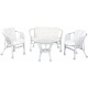 Set mobilier Aga Ratan BAHAMA Silver