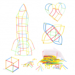 Aga Paie colorate pentru construcții Cutie 700 buc