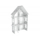 MONUMI 3D Carte de colorat pliabilă XXL Street House Pružina 4+