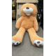 Aga4Kids Ursuleț de pluș 130 cm Maro deschis cu lăbuțe 6DZ012 - 2. CALITATE