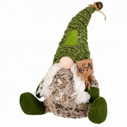 Gnom de Crăciun pădurean - 38 cm