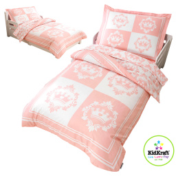 KidKraft Lenjerie microfibră CLASSIC PRINCESS 100x150, 60x75 cm