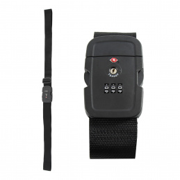 Curea de călătorie cu cod TSA Aga Negru