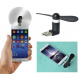 Mini ventilator microUSB negru ISO 5770