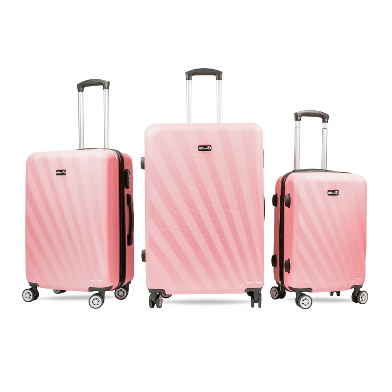 Set de valize de călătorie Aga Travel MR4653 Roz.