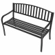 Bancă de grădină din metal Aga MR2006 127x60x87 cm