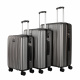 Set de valize de călătorie Aga Travel MR4667 Gri închis