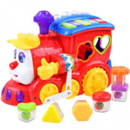 Locomotivă Interactivă + blocuri colorate ZA0104 universal