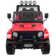 Mașină de teren Raptor Drifter Red + Telecomandă + Tracțiune 4x4 + Spațiu de depozitare + Pornire lentă + MP3 LED diodă