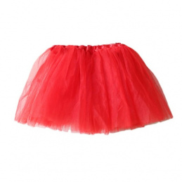 Fustă tutu din tulle costum roșu