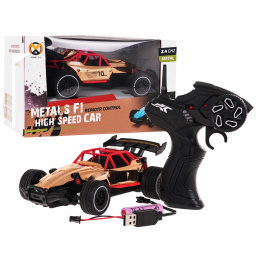 Mașinuță Metalică RACING 01 Aurie R/C