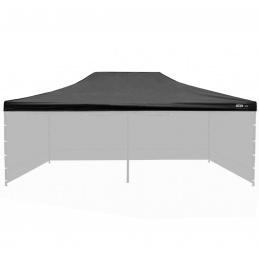 Aga Acoperiș pentru stand de vânzare 3x6m Negru