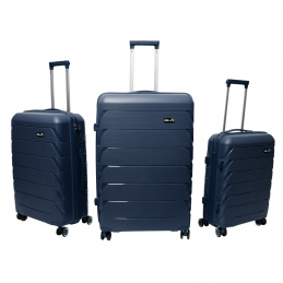 Set de valize de călătorie Aga Travel MR4675 Albastru închis