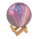 Lampă lună colorată 15cm, 16 culori ISO 9510