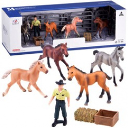 Set de figurine grajd de cai țarc ZA2993 universal