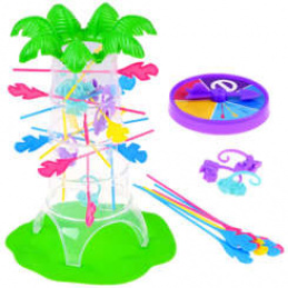 Joc de îndemânare cu maimuțe colorate săltărețe GR0443 universal