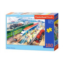 CASTORLAND Puzzle 180 de piese - Gara de tren