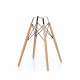 Masa de sufragerie Aga 60 cm Gri