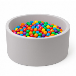 Piscină uscată Aga 90x40 cm cu bile Gri