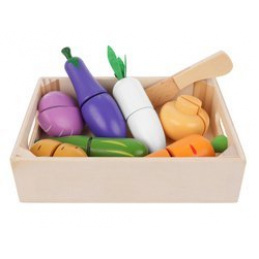 Set de fructe și legume din lemn pentru tăiere Z11207