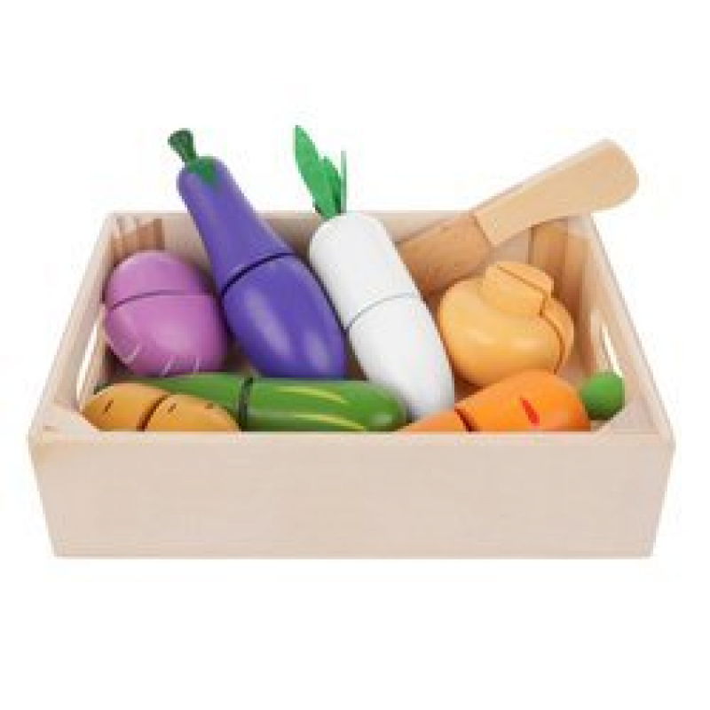 Set de fructe și legume din lemn pentru tăiere Z11207