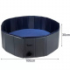 Piscină pliabilă pentru câini 100x30 cm Purlov 20929 Albastru-gri