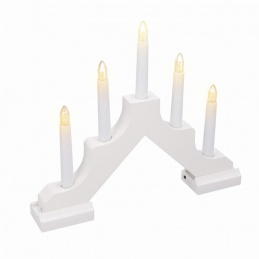 Suport pentru lumânări de Crăciun cu 5 LED-uri - temporizator