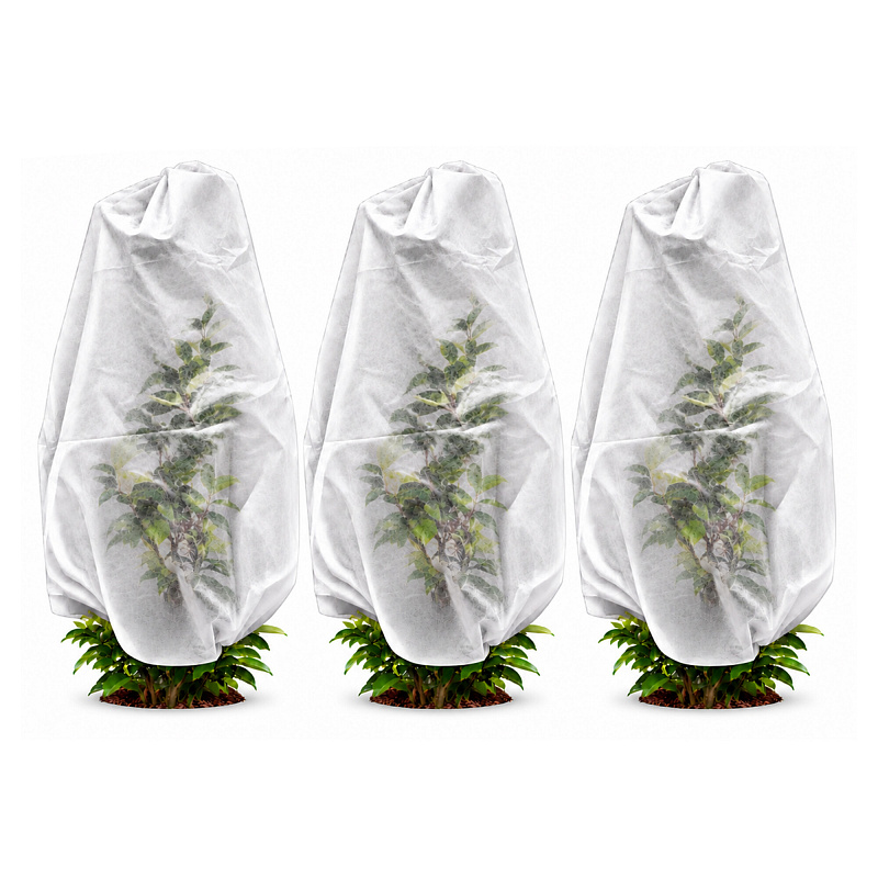 Aga 3x Husă de protecție pentru plante 60x80 cm Albă