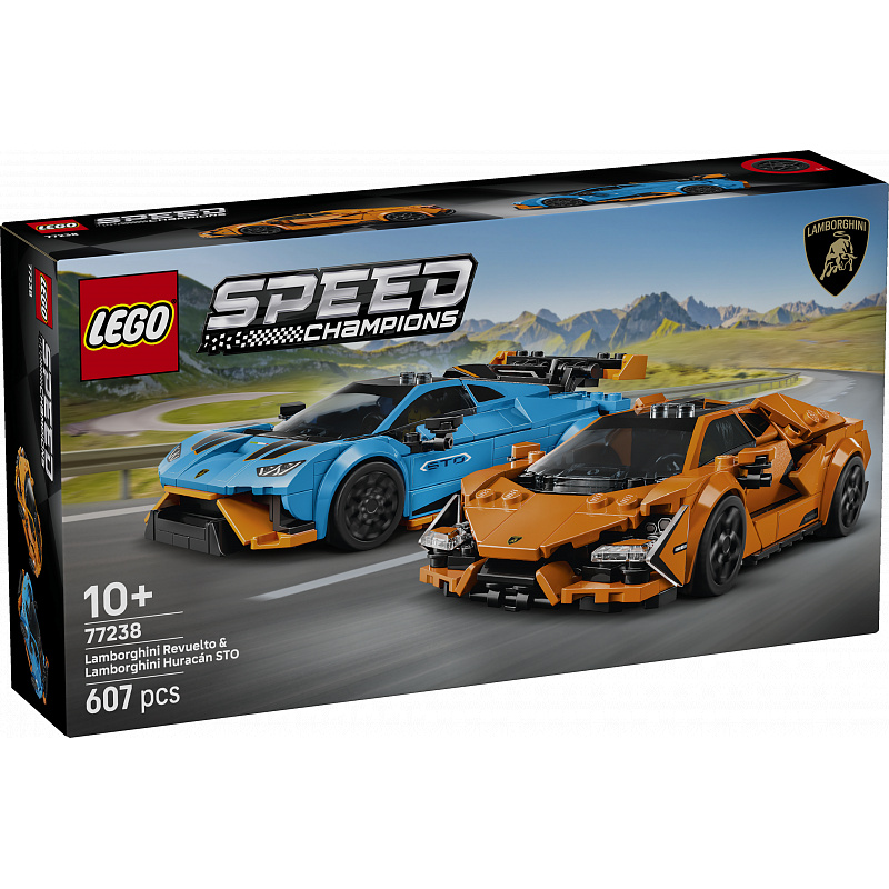 LEGO® Speed Champions 77238 Lamborghini Revuelto ?i Huracán STO